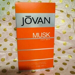Jovani Musk✨🧡💛for Men - Bold Orange and Sleek Silver